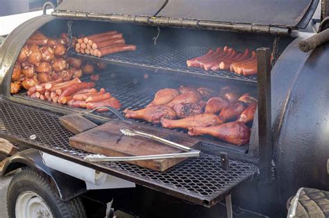 cooking on smoker grill